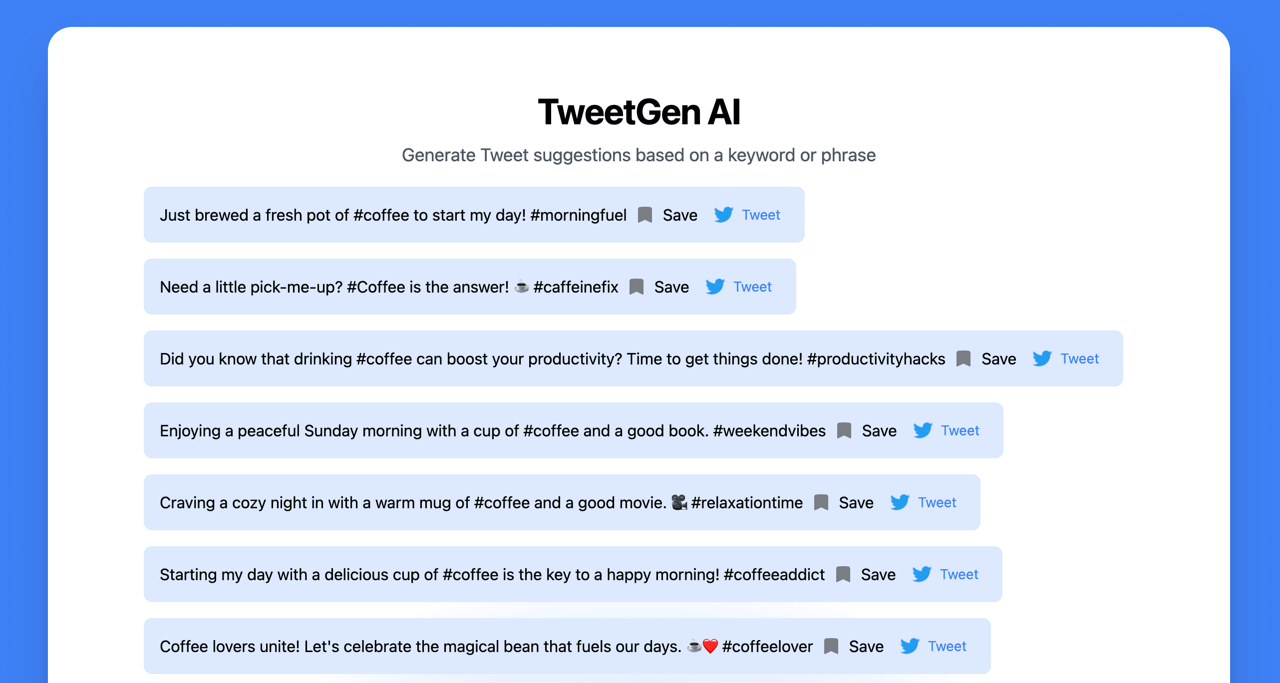 TweetGen AI - Transform Your Twitter Engagement with Artificial Intelligence